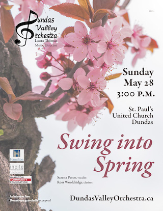 Swing into Spring! concert poster
