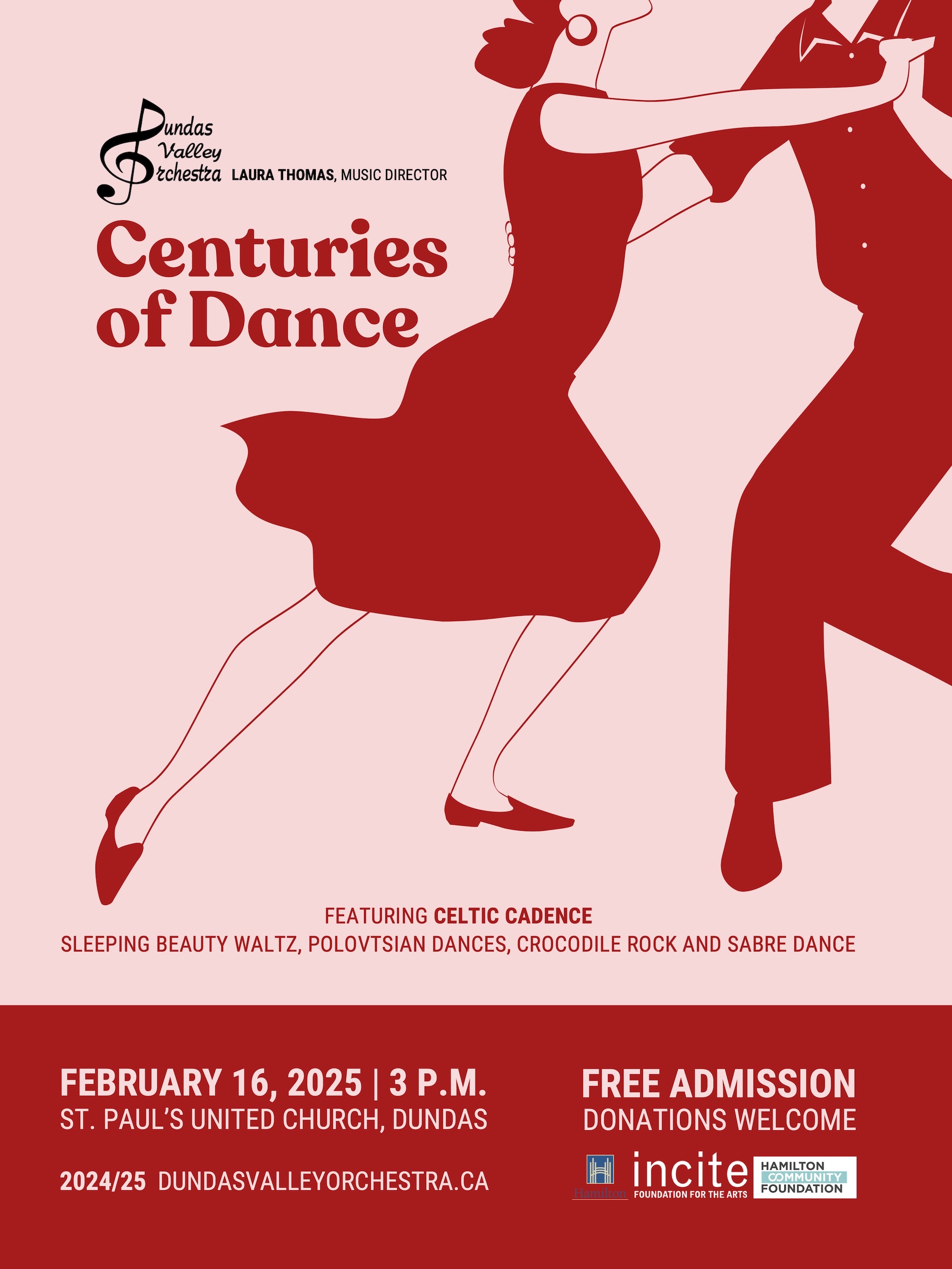 Centuries of Dance concert poster