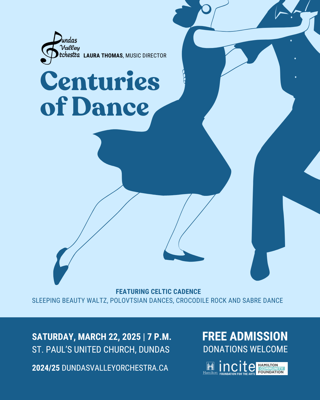 Centuries of Dance concert poster